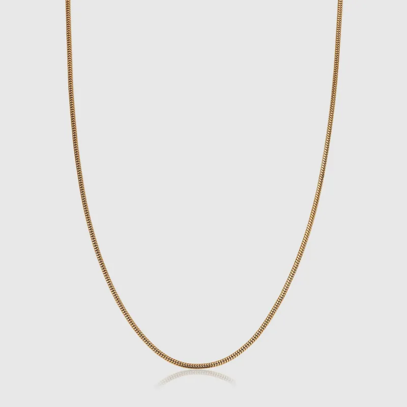 Snake Chain (Gold) 2mm sold by DVVX