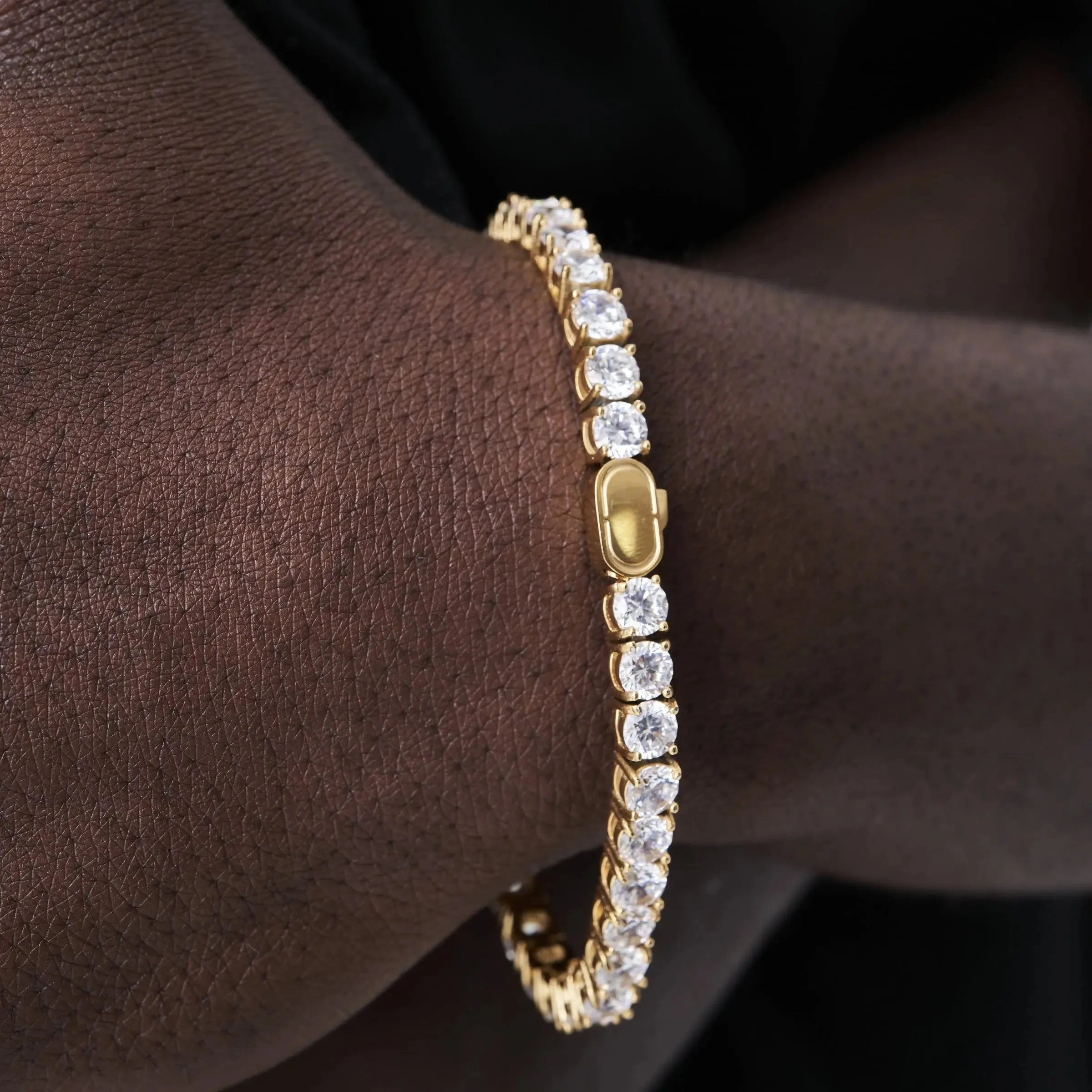 Tennis Bracelet (Gold) 5mm sold by DVVX product image thumbnail 4