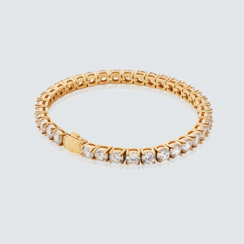Tennis Bracelet (Gold) 5mm sold by DVVX