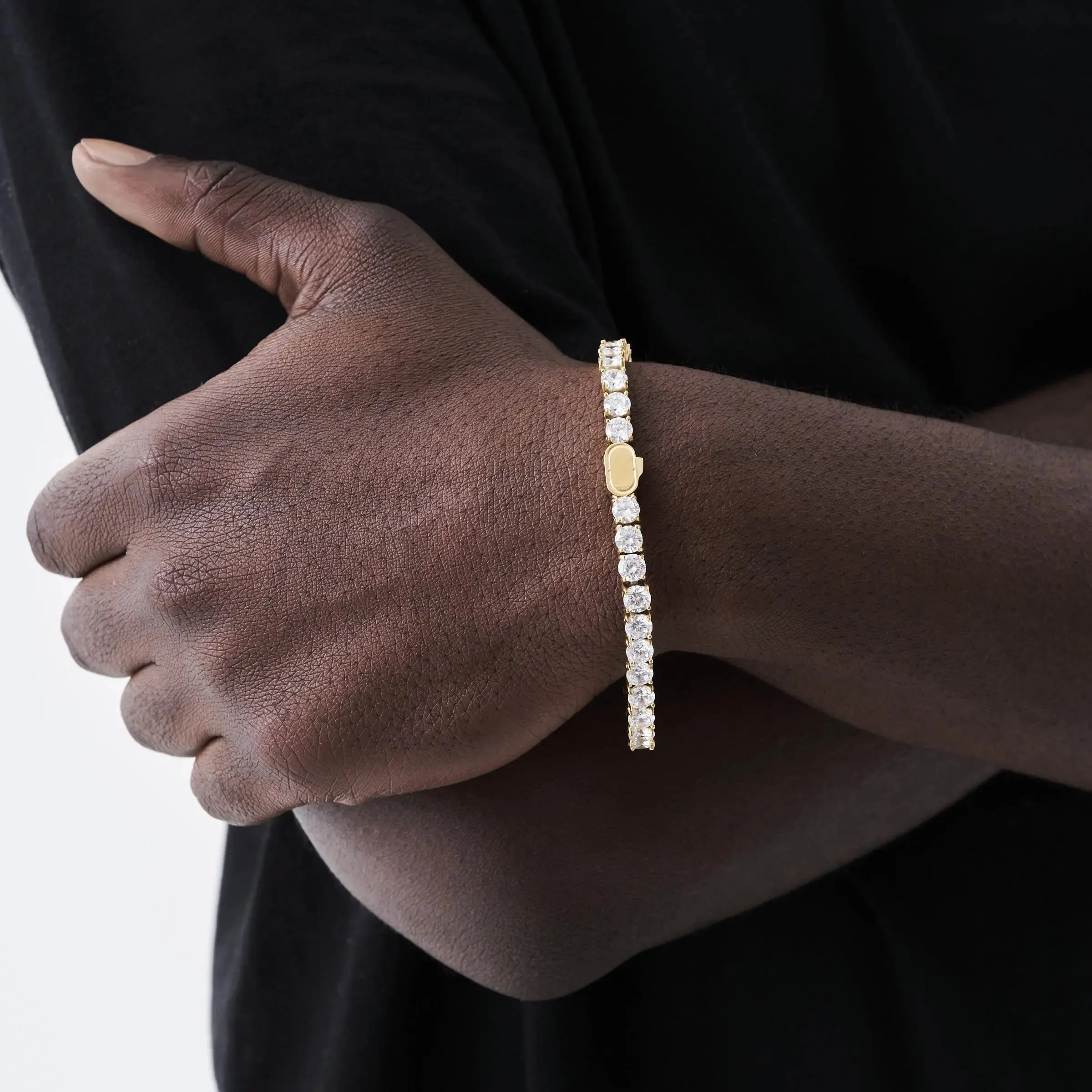 Tennis Bracelet (Gold) 5mm sold by DVVX product image thumbnail 2