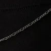 Round Figaro (Silver) 2mm sold by DVVX