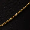 Round Box Chain (Gold) 2mm sold by DVVX