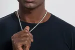 5mm S925 Silver Cuban Link Chain sold by DVVX