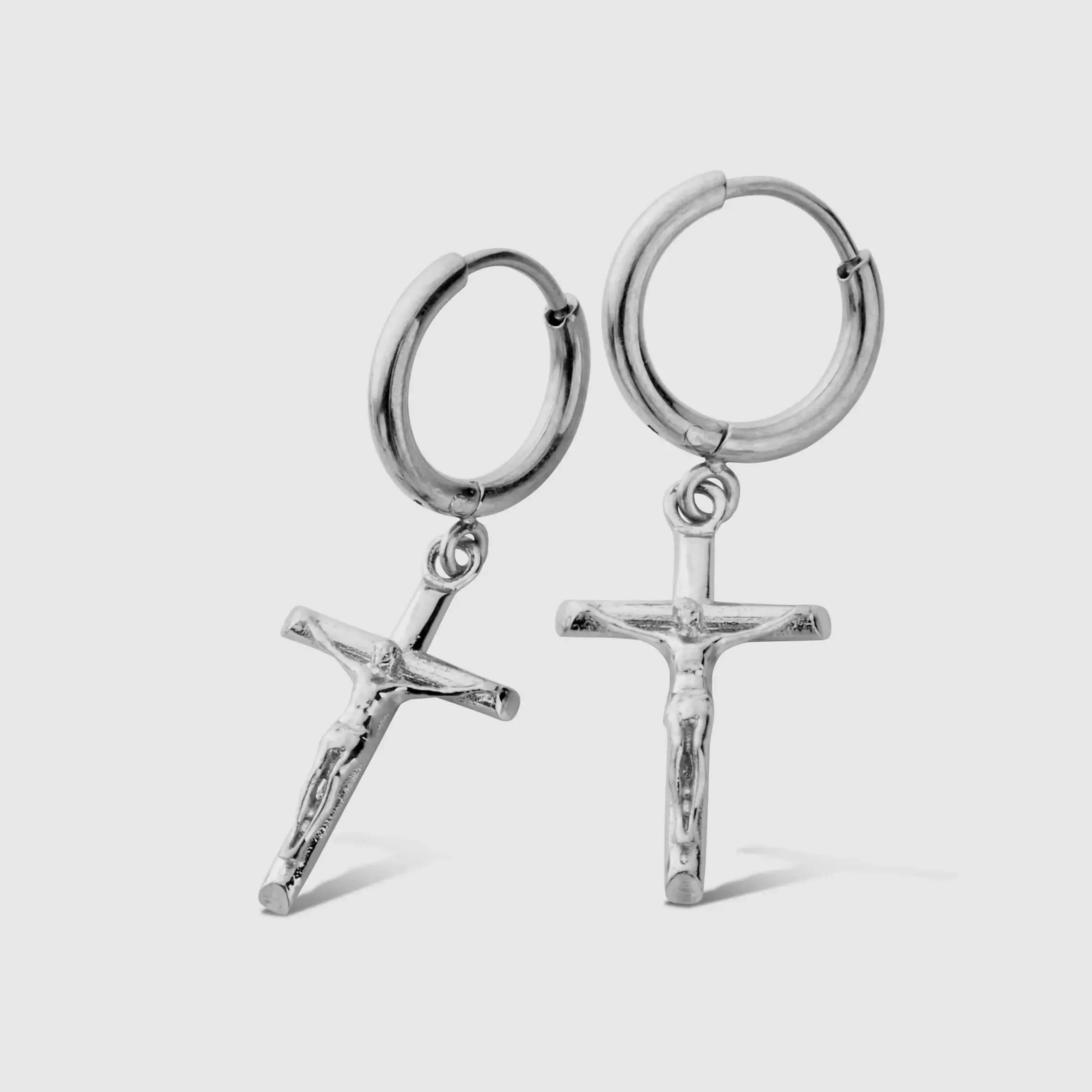 Crucifix Earring (Silver) sold by DVVX product image thumbnail 3