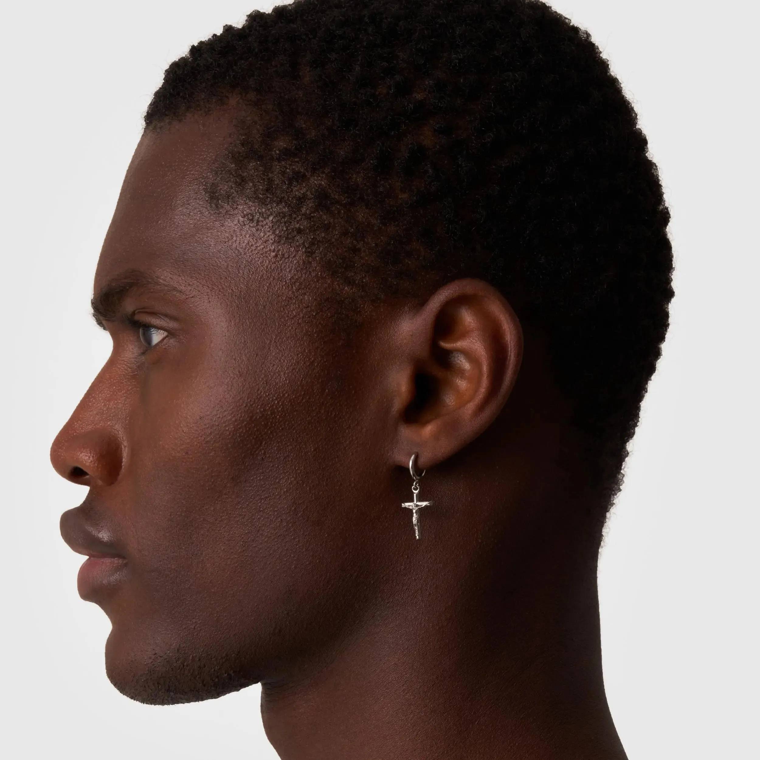 Crucifix Earring (Silver) sold by DVVX product image thumbnail 4