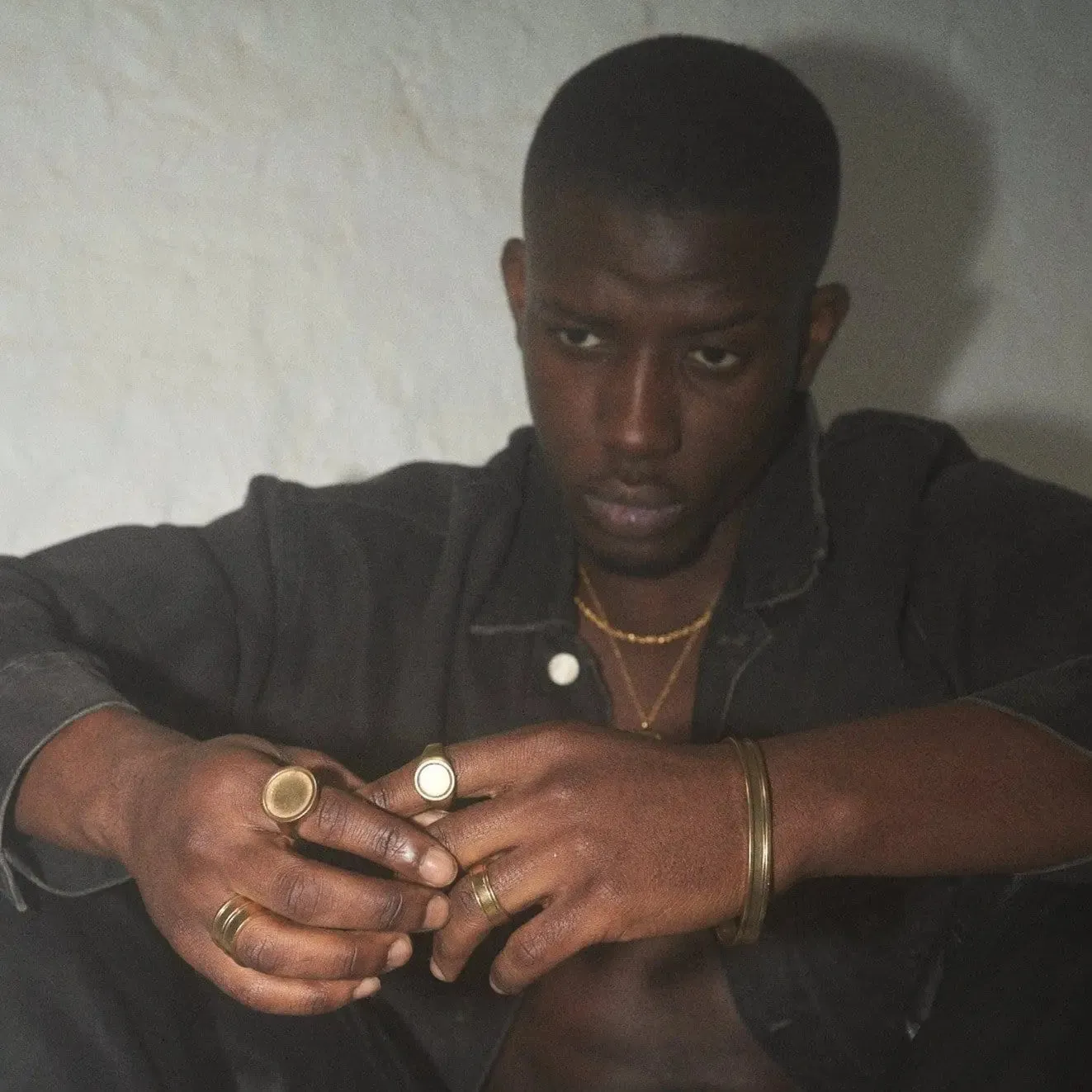 Cuff Bracelet (Gold) sold by DVVX product image thumbnail 3