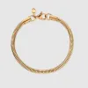 Snake Bracelet (Gold) 4mm sold by DVVX