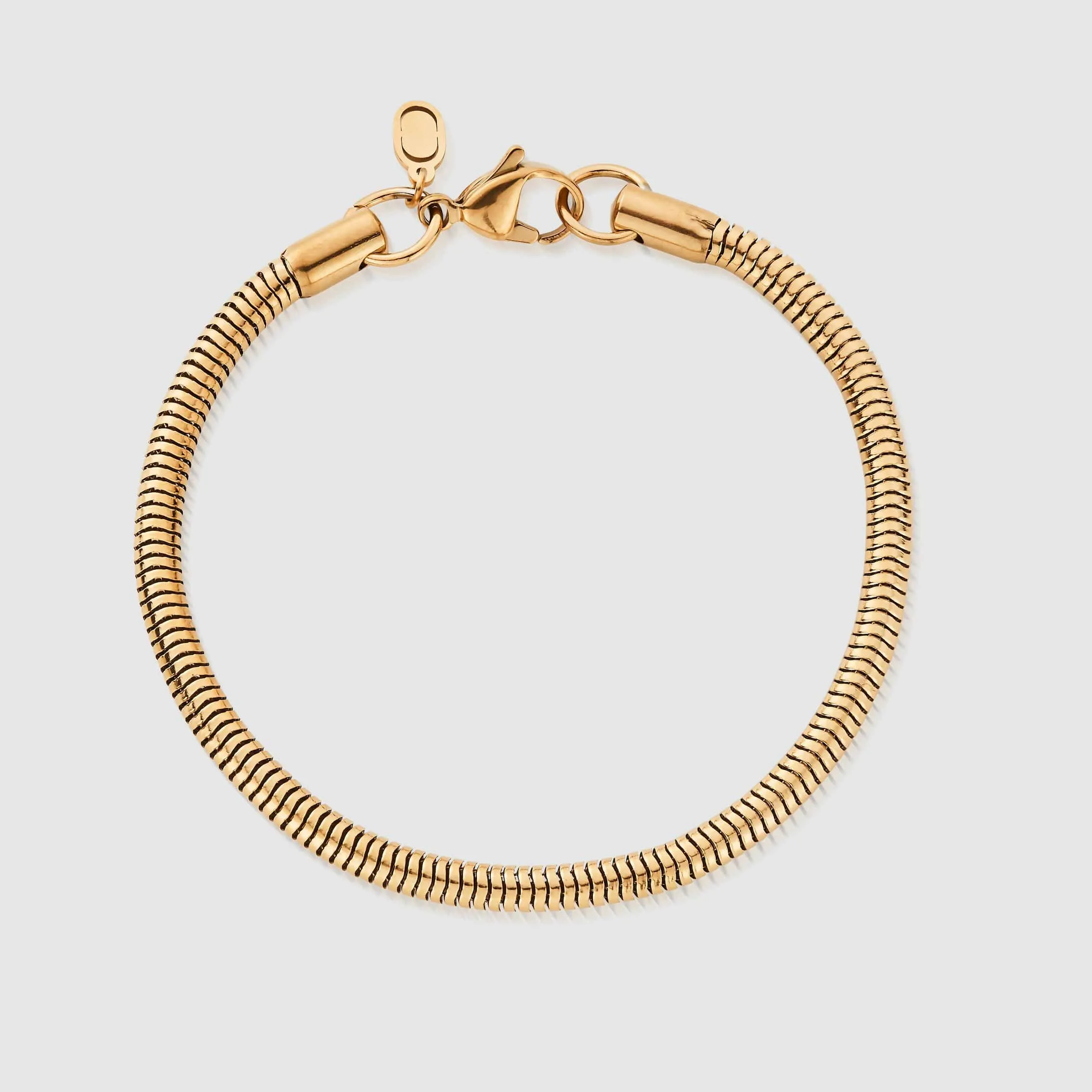 Snake Bracelet (Gold) 4mm sold by DVVX product image thumbnail 3
