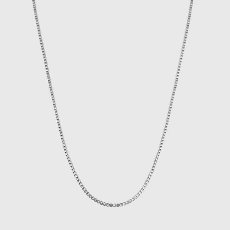 Box Chain (Silver) 2mm sold by DVVX