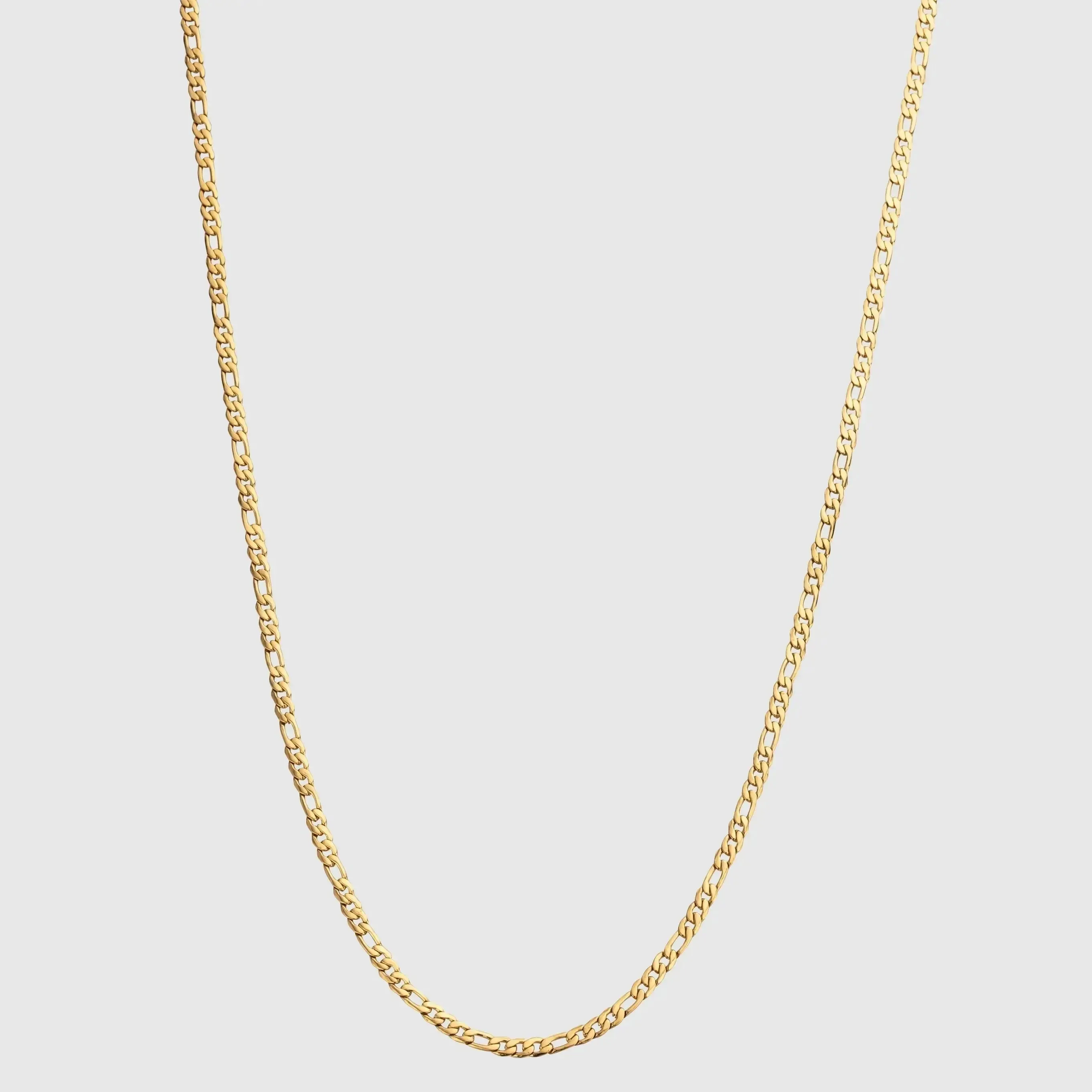 Gold Figaro Chains (3mm) Gold 26" sold by DVVX