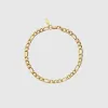 Gold Figaro Bracelet (5mm) Gold 8.5" sold by DVVX