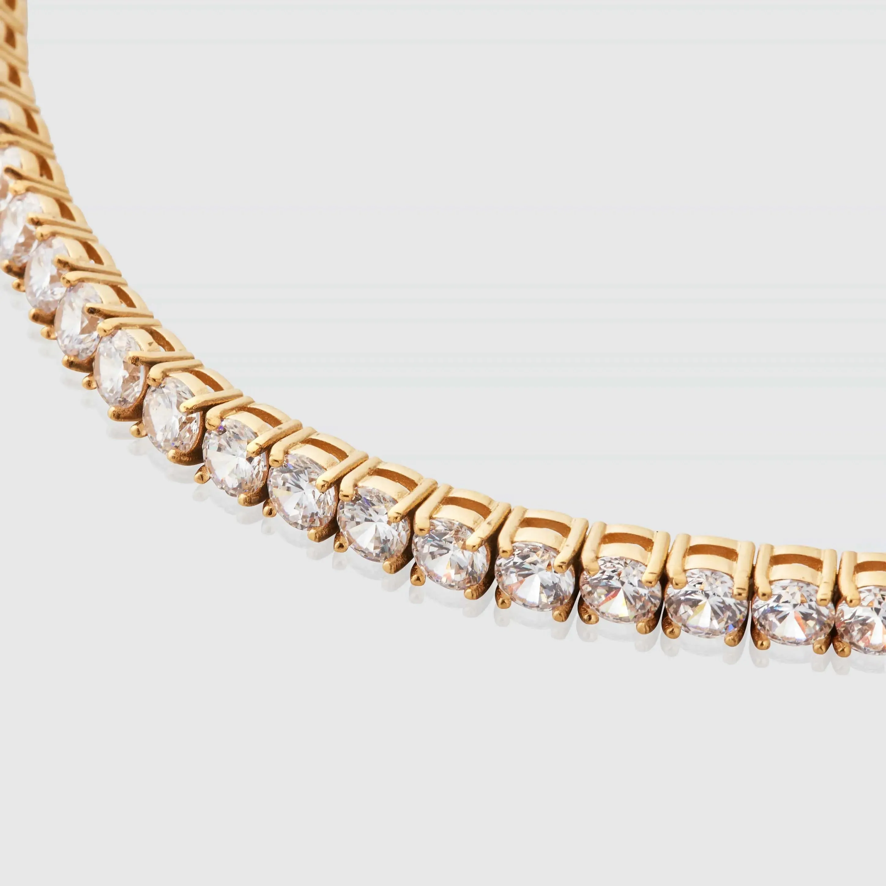 Tennis Chain (Gold) 5mm Gold 20" sold by DVVX product image thumbnail 5