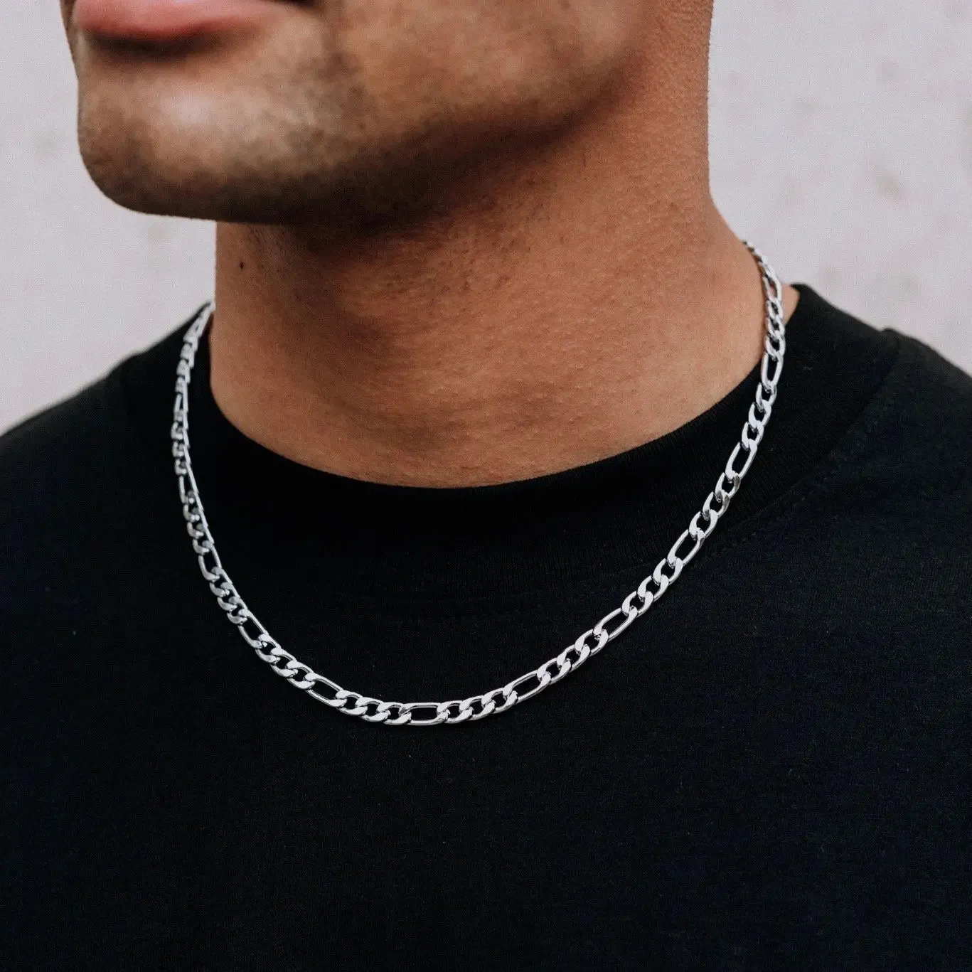 Figaro Chain - Silver 6mm Silver sold by DVVX product image thumbnail 2