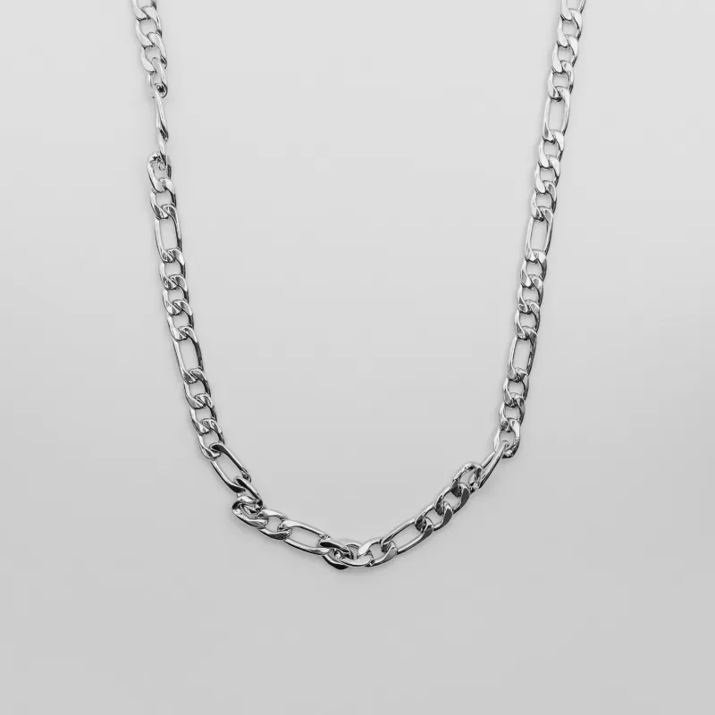Figaro Chain - Silver 6mm Silver sold by DVVX