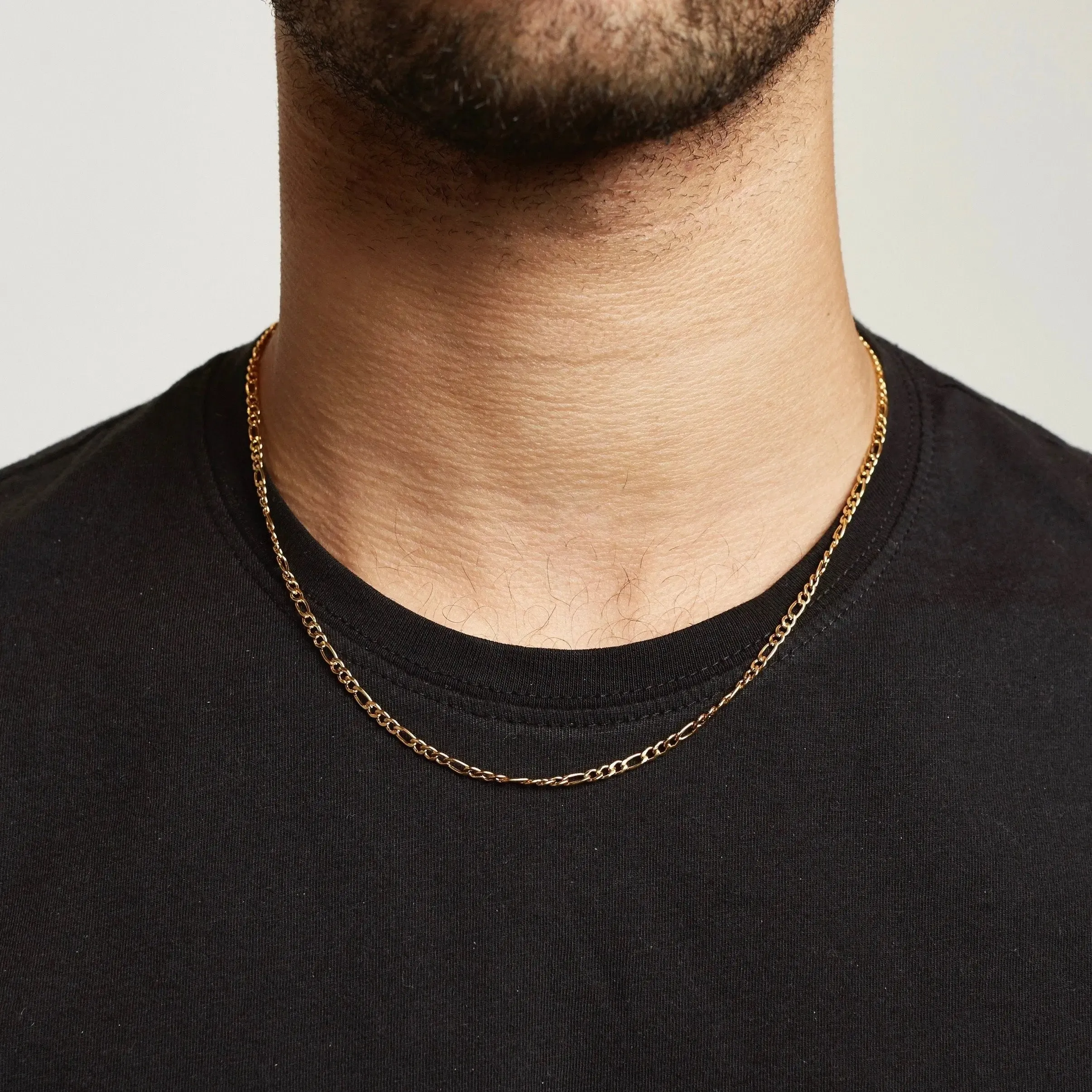 Figaro Chain - Gold Gold 26" sold by DVVX product image thumbnail 2