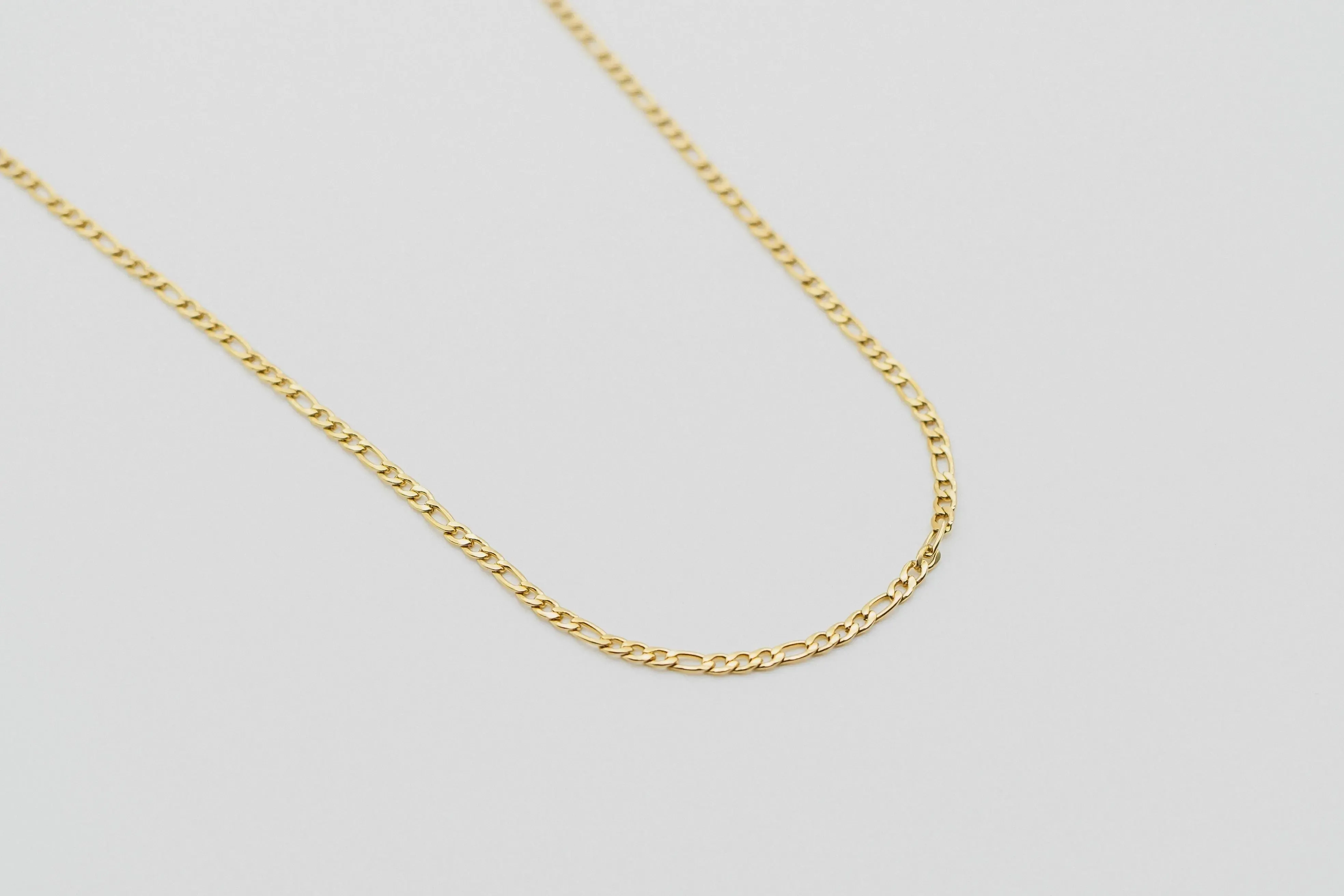 Figaro Chain - Gold Gold 26" sold by DVVX product image thumbnail 3