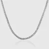 Tennis Chain (Silver) 3mm Silver 20" sold by DVVX