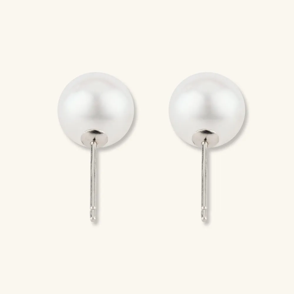 Elegance AAA Freshwater Pearl Stud Earrings sold by Jescojes product image thumbnail 3