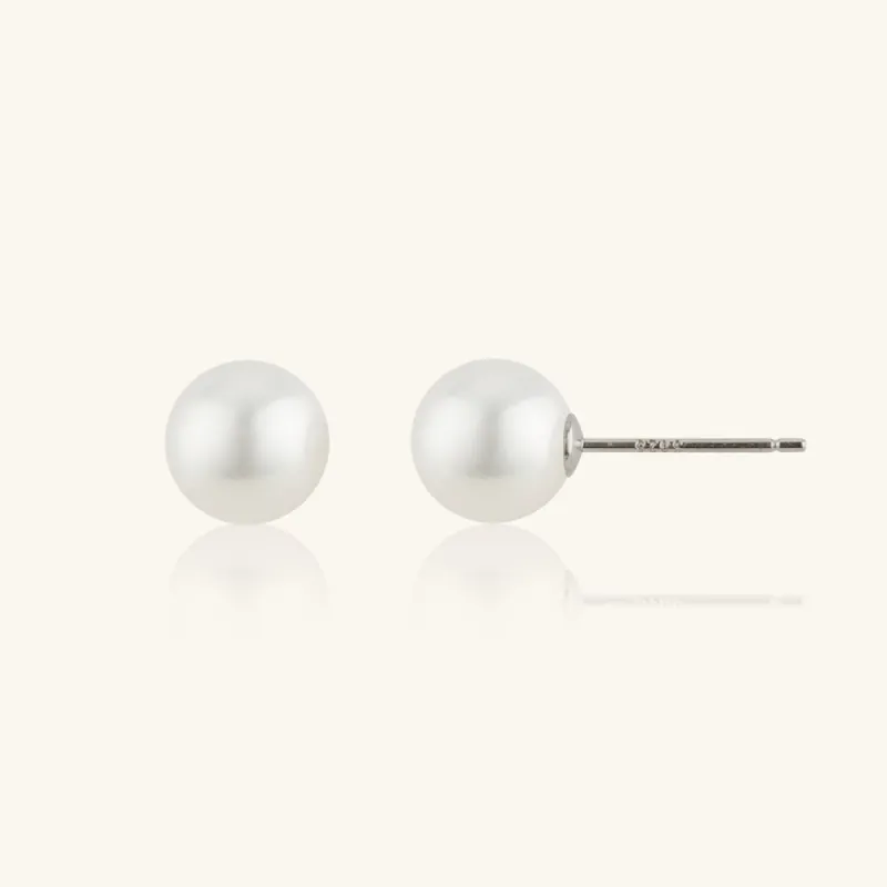 Elegance AAA Freshwater Pearl Stud Earrings sold by Jescojes