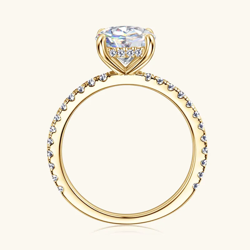 Eternity Premium Moissanite Pavé Engagement Ring 2CT sold by Jescojes product image thumbnail 4