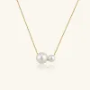 Charismatic 18K Gold AAAA Pearls Pendant Necklace sold by Jescojes