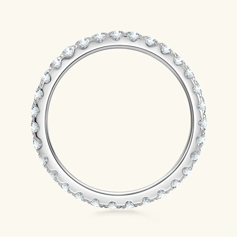 Charming Premium Moissanite Pavé Wedding Ring sold by Jescojes product image thumbnail 4