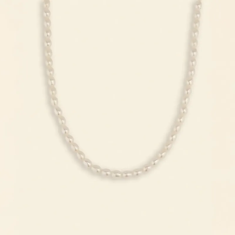 Dynamic Freshwater Pearl Strand Necklace 4-5mm 15"-16.5" sold by Jescojes
