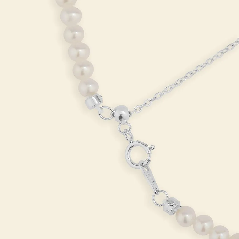 Charming Freshwater Pearl Strand Necklace 3.5-4mm 16"-18" sold by Jescojes product image thumbnail 4