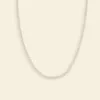 Charming Freshwater Pearl Strand Necklace 3.5-4mm 16"-18" sold by Jescojes