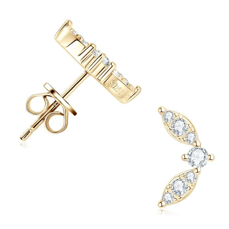 Chic Butterfly Premium Moissanite Stud Earrings sold by Jescojes product image thumbnail 3