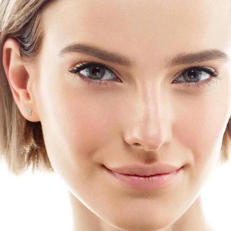 Vitality Premium Moissanite Stud Earrings sold by Jescojes product image thumbnail 5