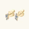 Vitality Premium Moissanite Stud Earrings sold by Jescojes