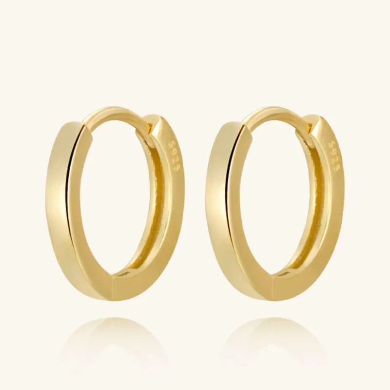 Shining Huggie Hoop Earrings sold by Jescojes