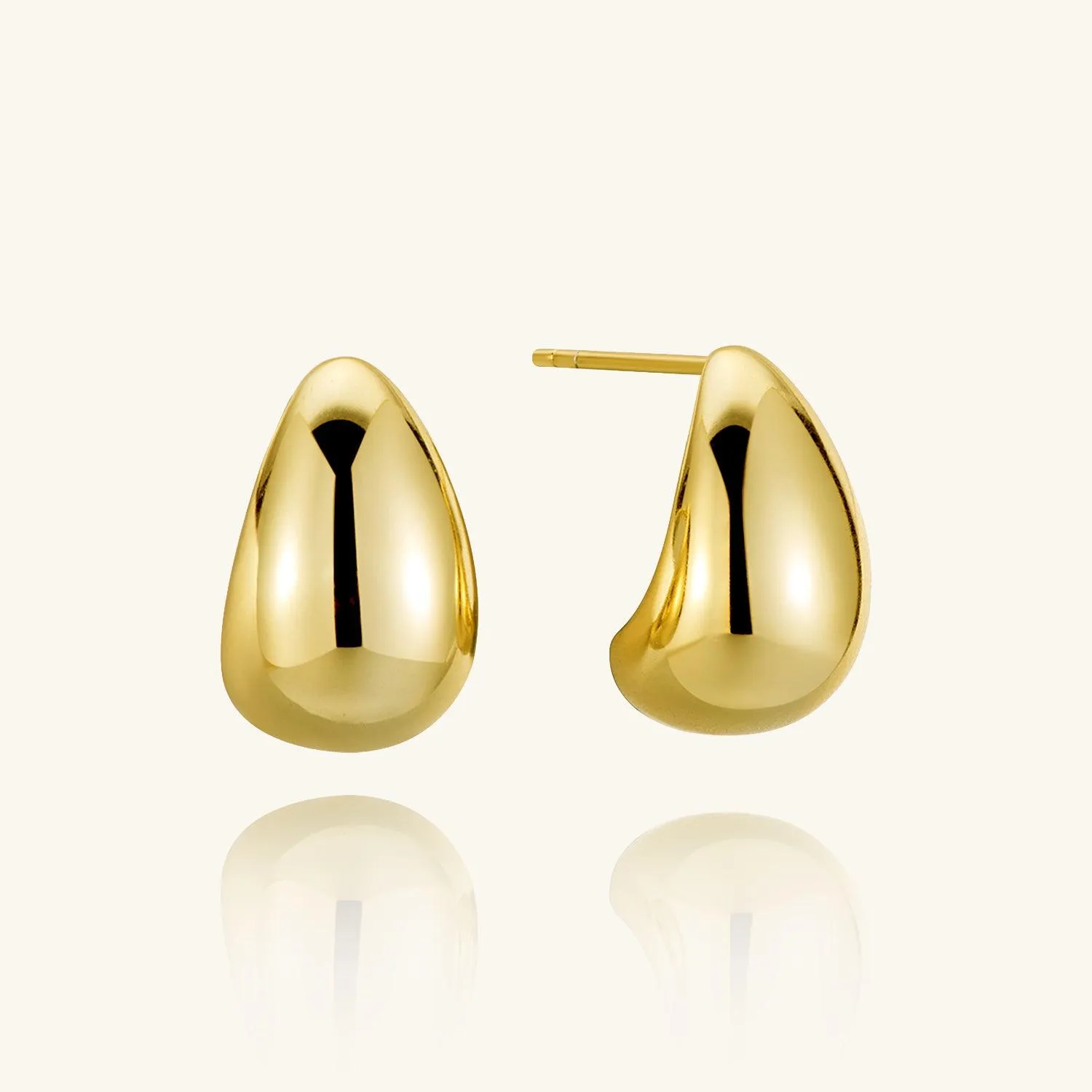 Shining Dôme Hoop Earrings sold by Jescojes
