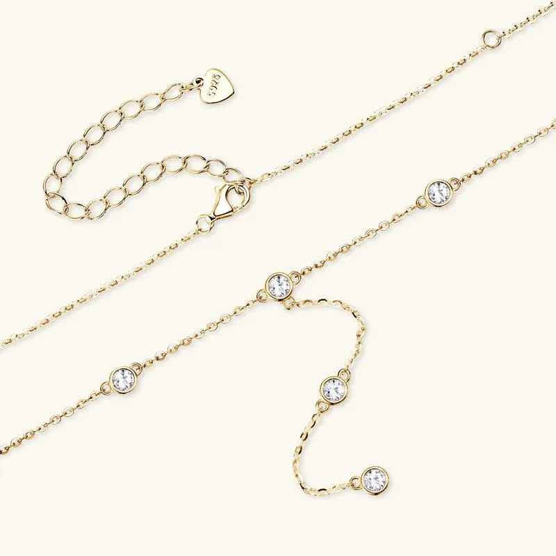 Grace Premium Moissanite Lariat Necklace sold by Jescojes product image thumbnail 4