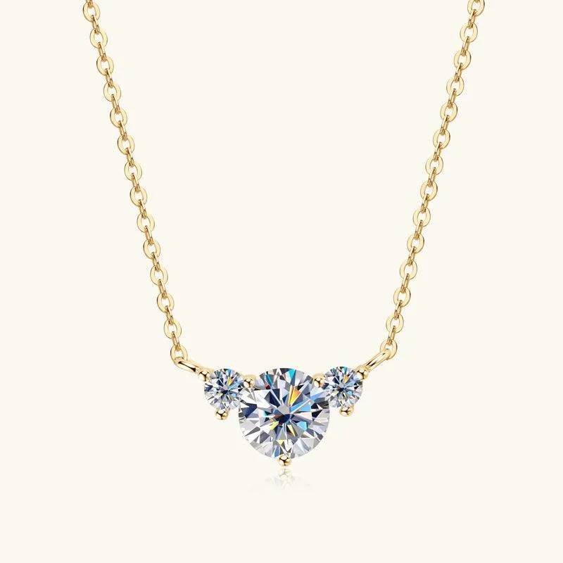 Romantic Smile Premium Moissanite Pendant Necklace sold by Jescojes