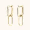 Premium Moissanite Pavé Drop Earrings sold by Jescojes