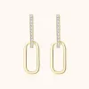 Premium Moissanite Pavé Drop Earrings sold by Jescojes