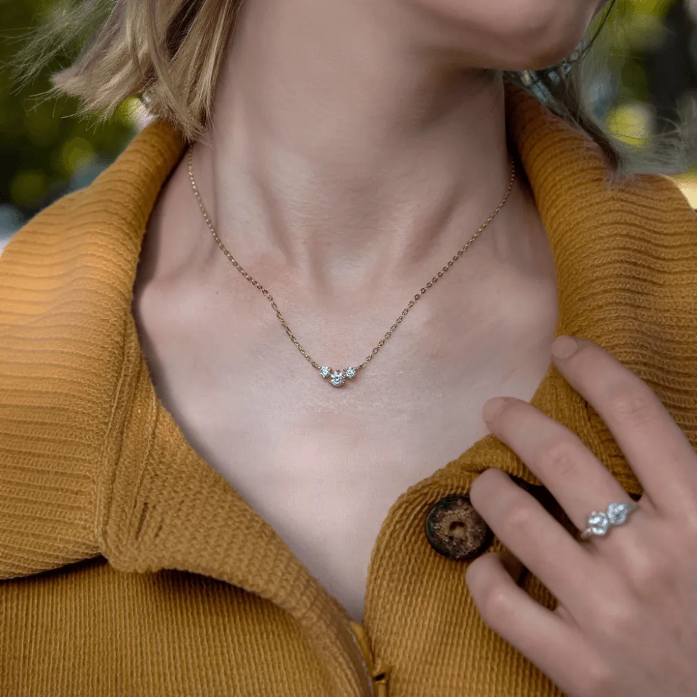 Charming Smile Premium Moissanite Pendant Necklace sold by Jescojes product image thumbnail 4