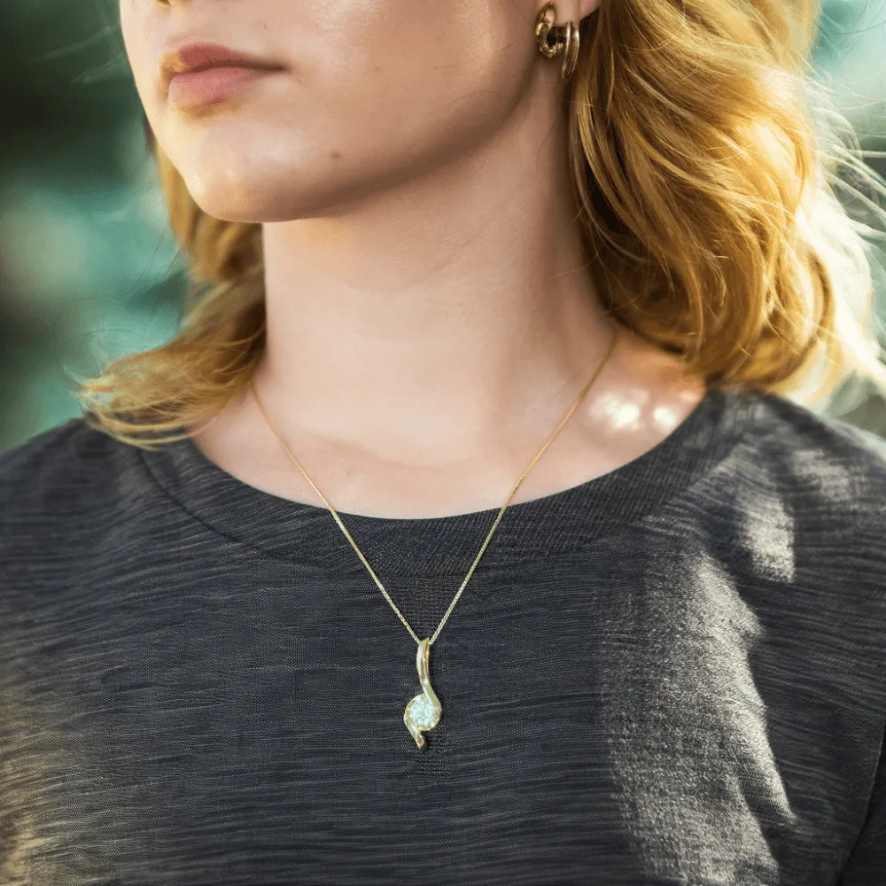 Grace Premium Moissanite Pendant Necklace sold by Jescojes product image thumbnail 3