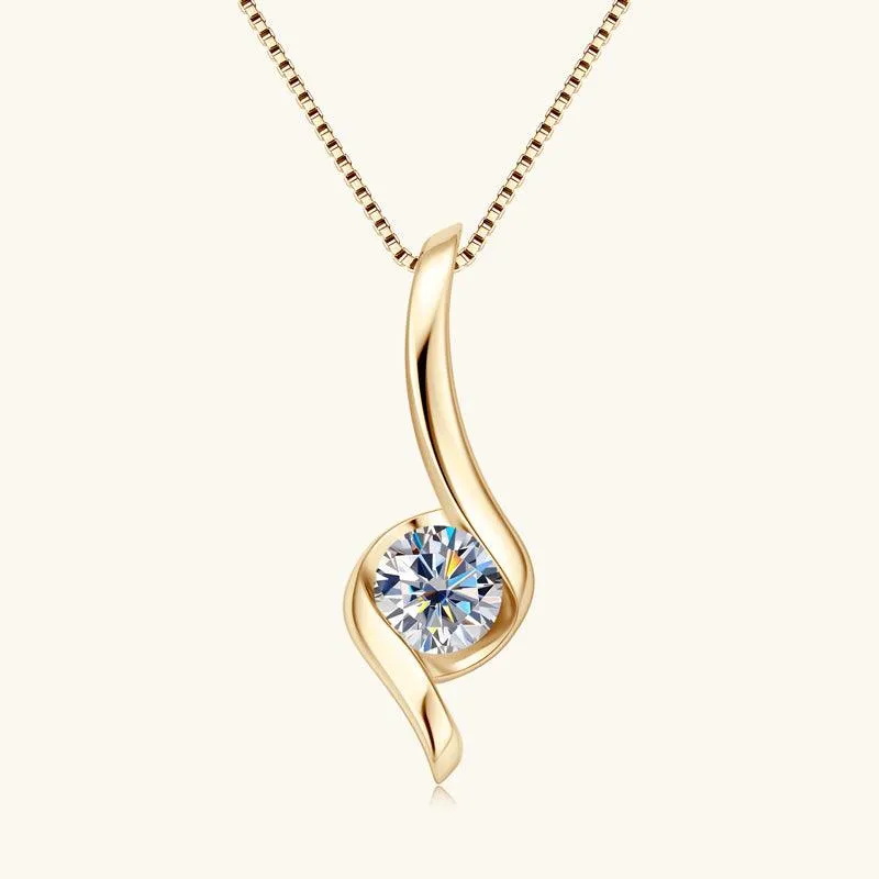 Grace Premium Moissanite Pendant Necklace sold by Jescojes
