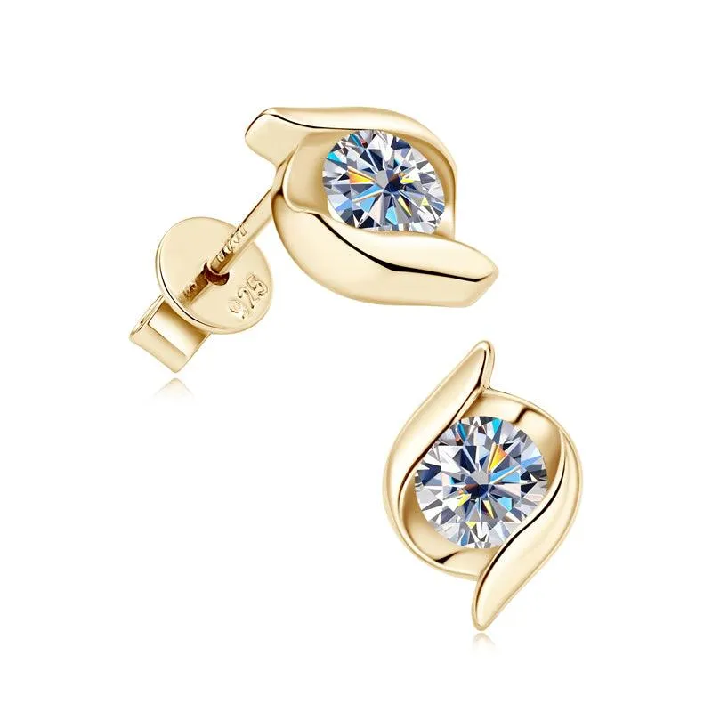 Grace Premium Moissanite Stud Earrings sold by Jescojes product image thumbnail 3