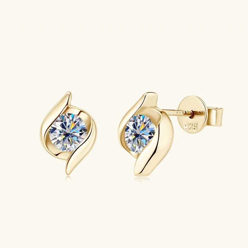 Grace Premium Moissanite Stud Earrings sold by Jescojes