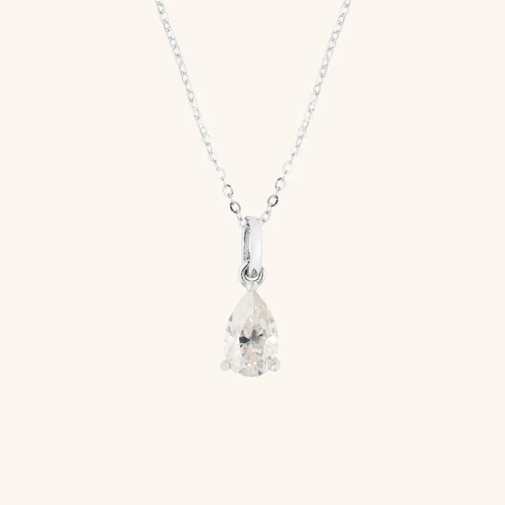 Pure Water Drop Premium Moissanite Necklace sold by Jescojes