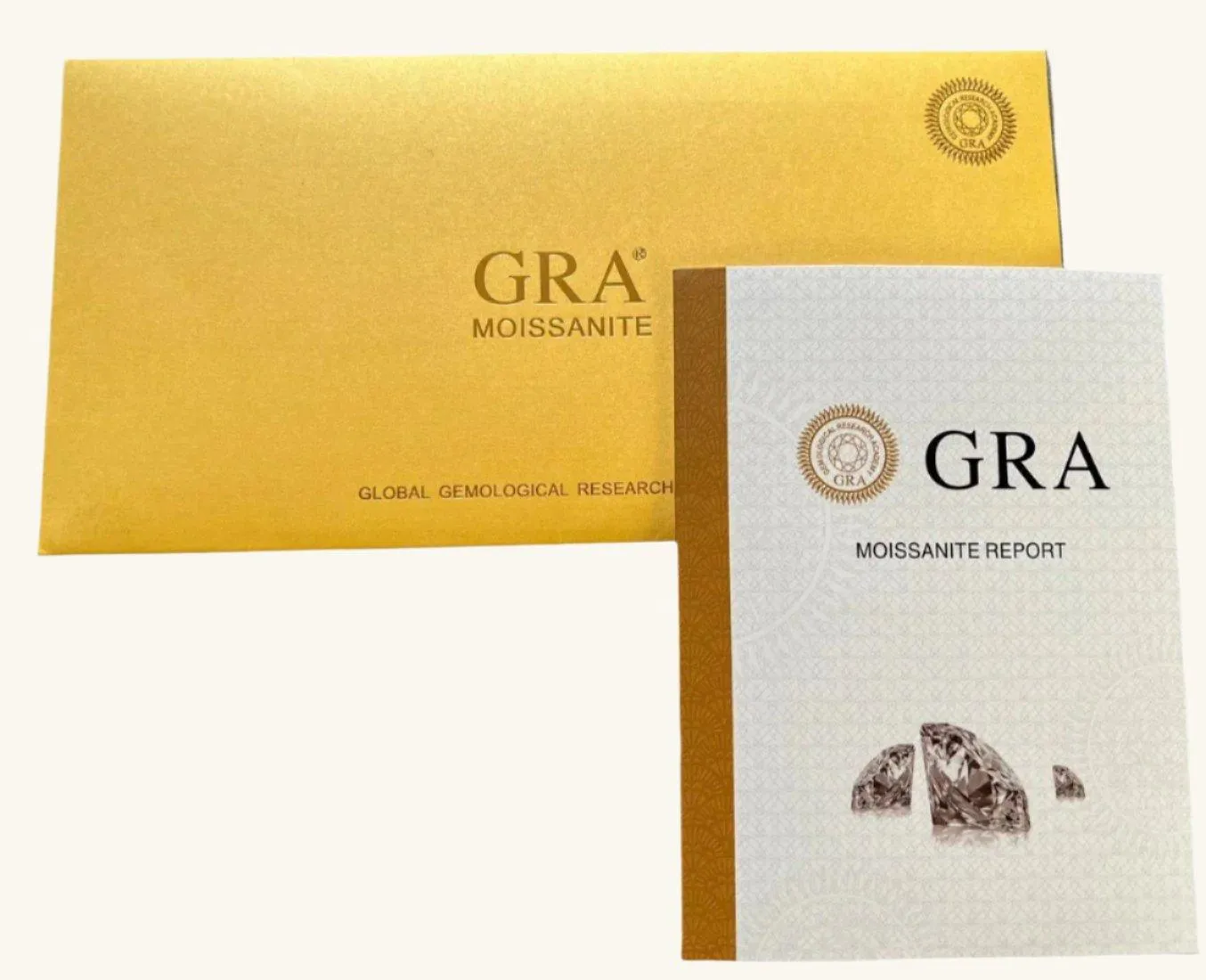 Gold Six Prong Moissanite Stud Earrings sold by Jescojes product image thumbnail 5