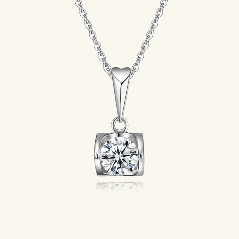 Angel's Kiss Moissanite Pendant Necklace sold by Jescojes