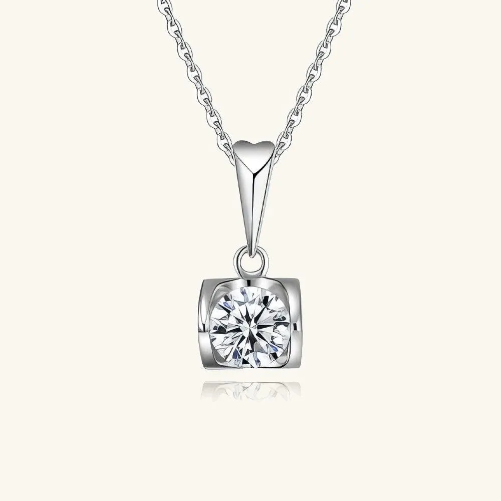 Angel's Kiss Moissanite Pendant Necklace sold by Jescojes