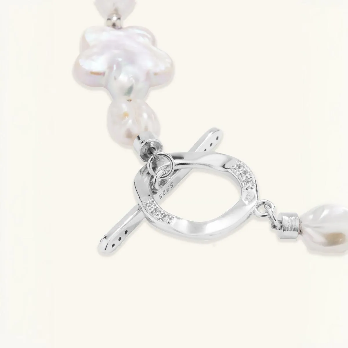 Plum Blossom Baroque Pearl Bracelet sold by Jescojes product image thumbnail 4
