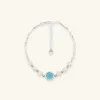 Aquamarine Pearl Bracelet sold by Jescojes