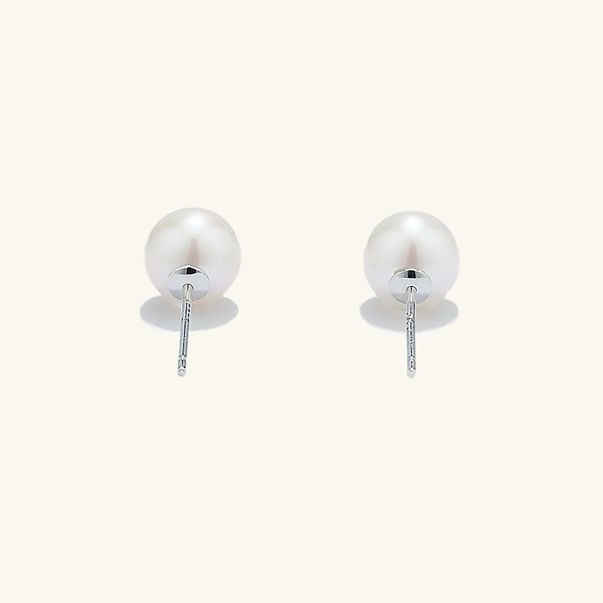 Charismatic AAAA Freshwater Pearl Stud Earrings 7-7.5mm sold by Jescojes product image thumbnail 5